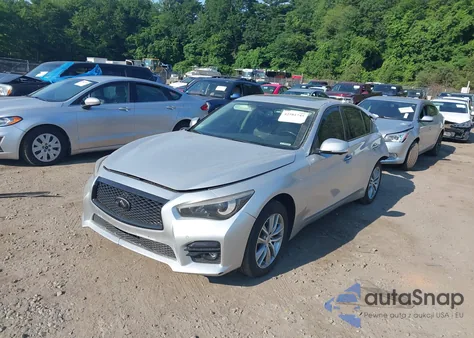 2014 Infiniti Q50 Premium из США, поврежденный, VIN JN1BV7AR4EM682593
